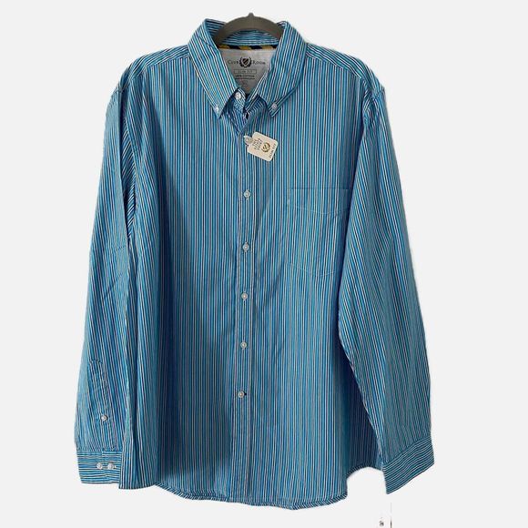Club Room Men's The Estate Shirt Slim Fit Long Sleeve Button Down Size XL NWT - Picture 1 of 7